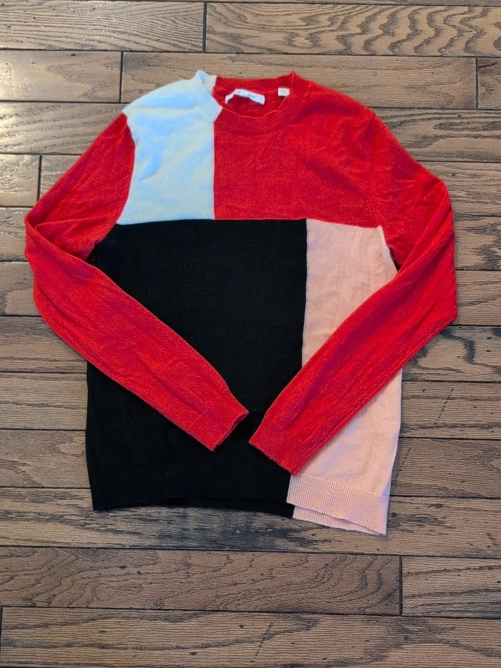 Chinti And Parker Cashmere Color Block Sweater